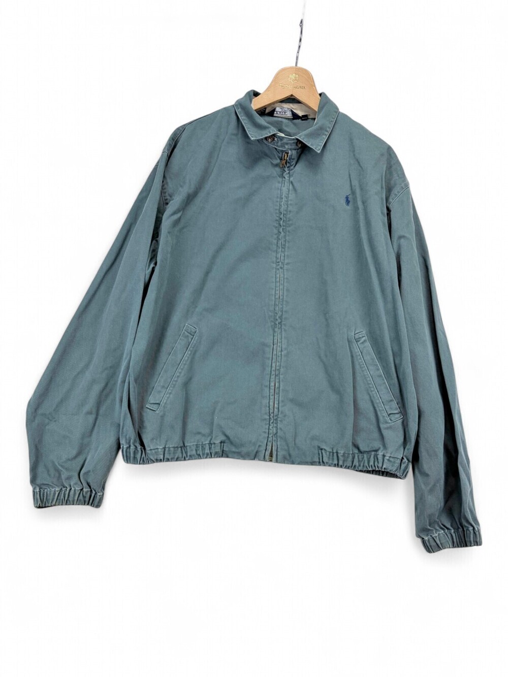 Polo Ralph Lauren Green Cotton Zip Jacket - L